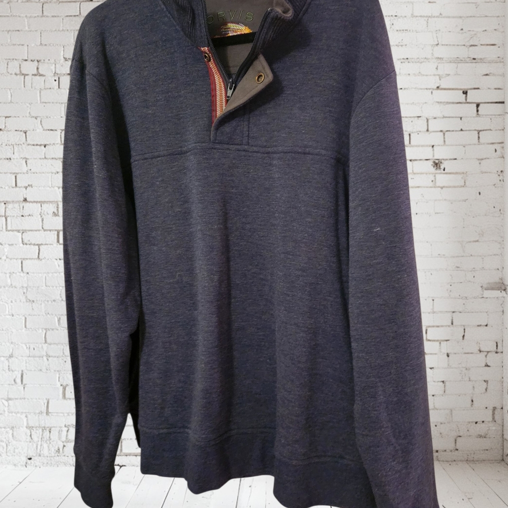Men's Navy Sweater - Picture 4 of 8